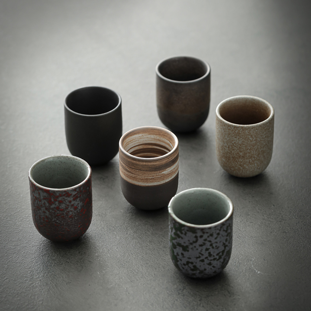 Japanese Lifestyle In Japanese - Nieuwe Vintage Keramiek Kopjes Japanse Steengoed