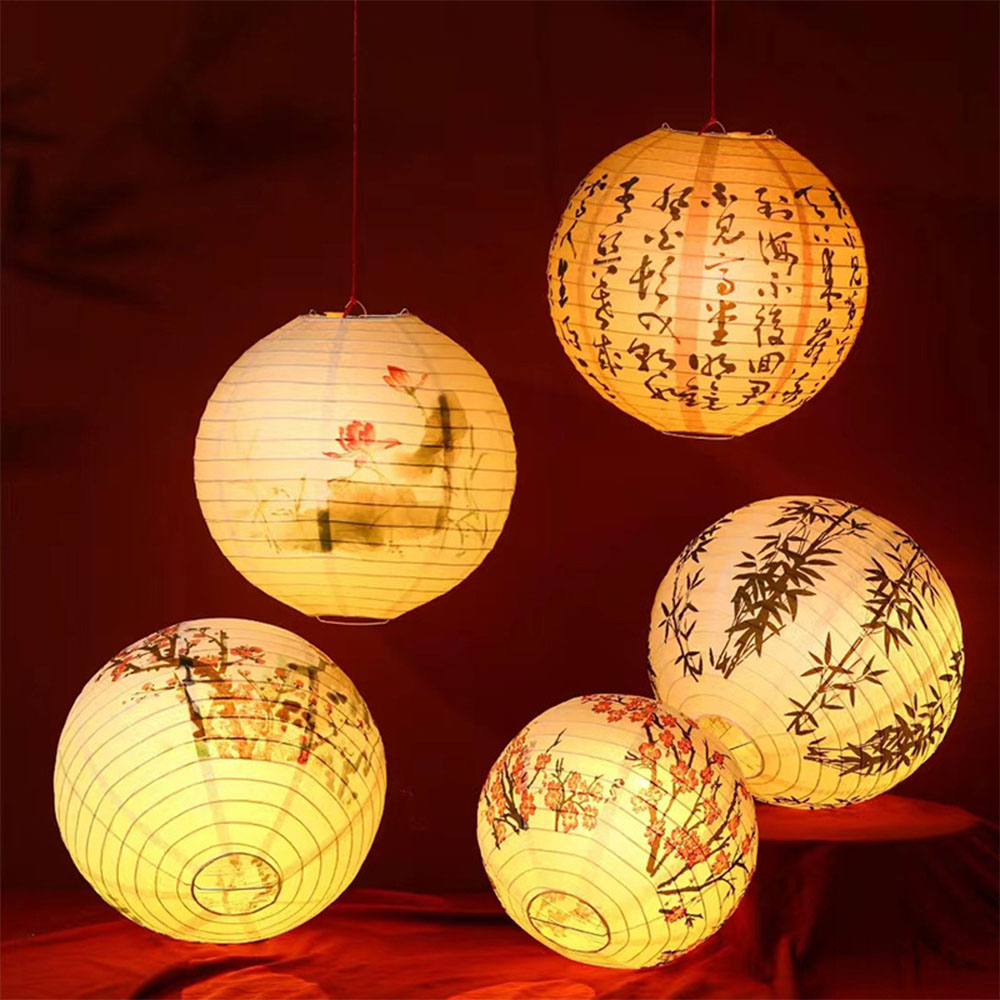Japanese Lantern Paper - DIY Oosterse papieren lantaarns Bulkpakket Traditioneel