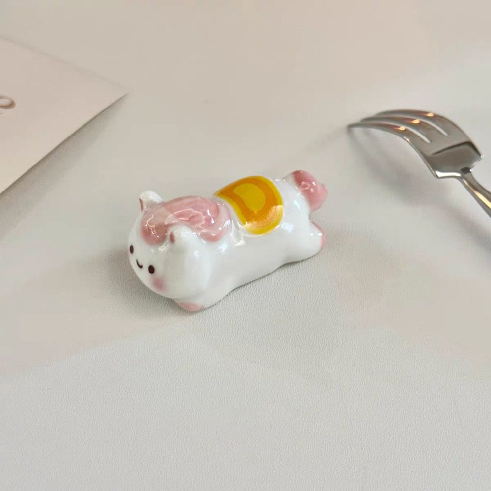 Chopstick Rest Ceramic - Ornament Keramische Paard Eetstokjessteun Cartoon Tafeldecoratie