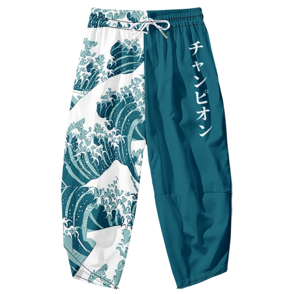 Kimono Yukata Cotton - De Grote Golf van Kanagawa Kimono