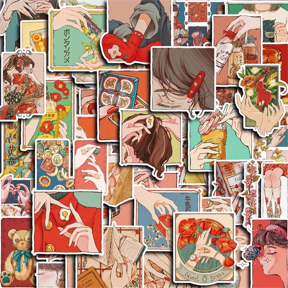 Japanese Lifestyle In Japanese - 50 stuks Japanse traditionele vintage stijl
