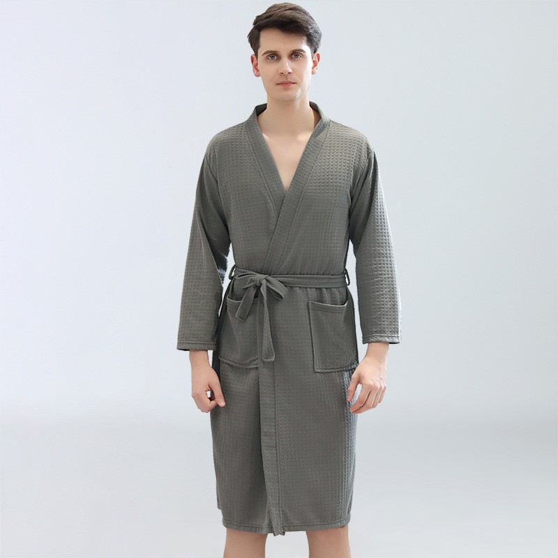 Kimono Yukata Cotton - Wafelbadjassen voor heren Saunakleding Dunne zweetstoomkleding