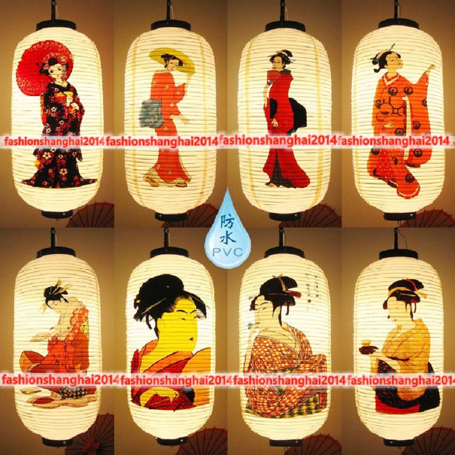 Japanese Lantern Paper - Japanse PVC waterdichte aangepaste lantaarn hangende