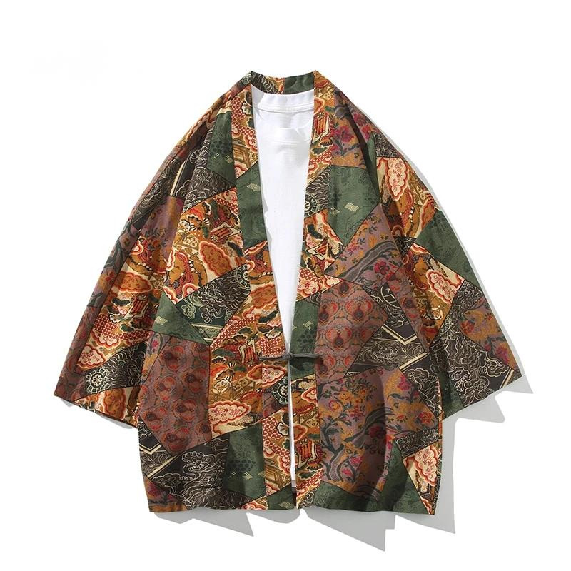 Kimono Yukata Cotton - Etnische stijl print yukata mannen vrouwen