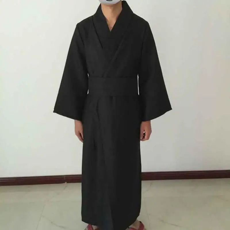 Mannen Klassieke Zwarte Kimono - Kimono Yukata Cotton recensie en prijs
