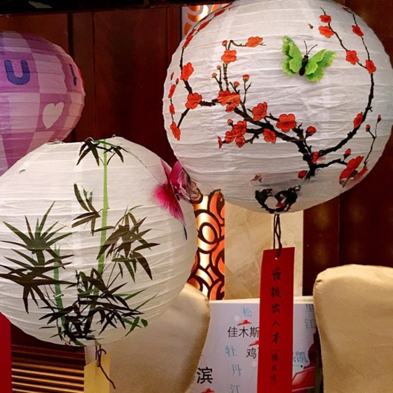 Japanse 30cm bedrukte ronde pa - Japanese Lantern Paper recensie en prijs