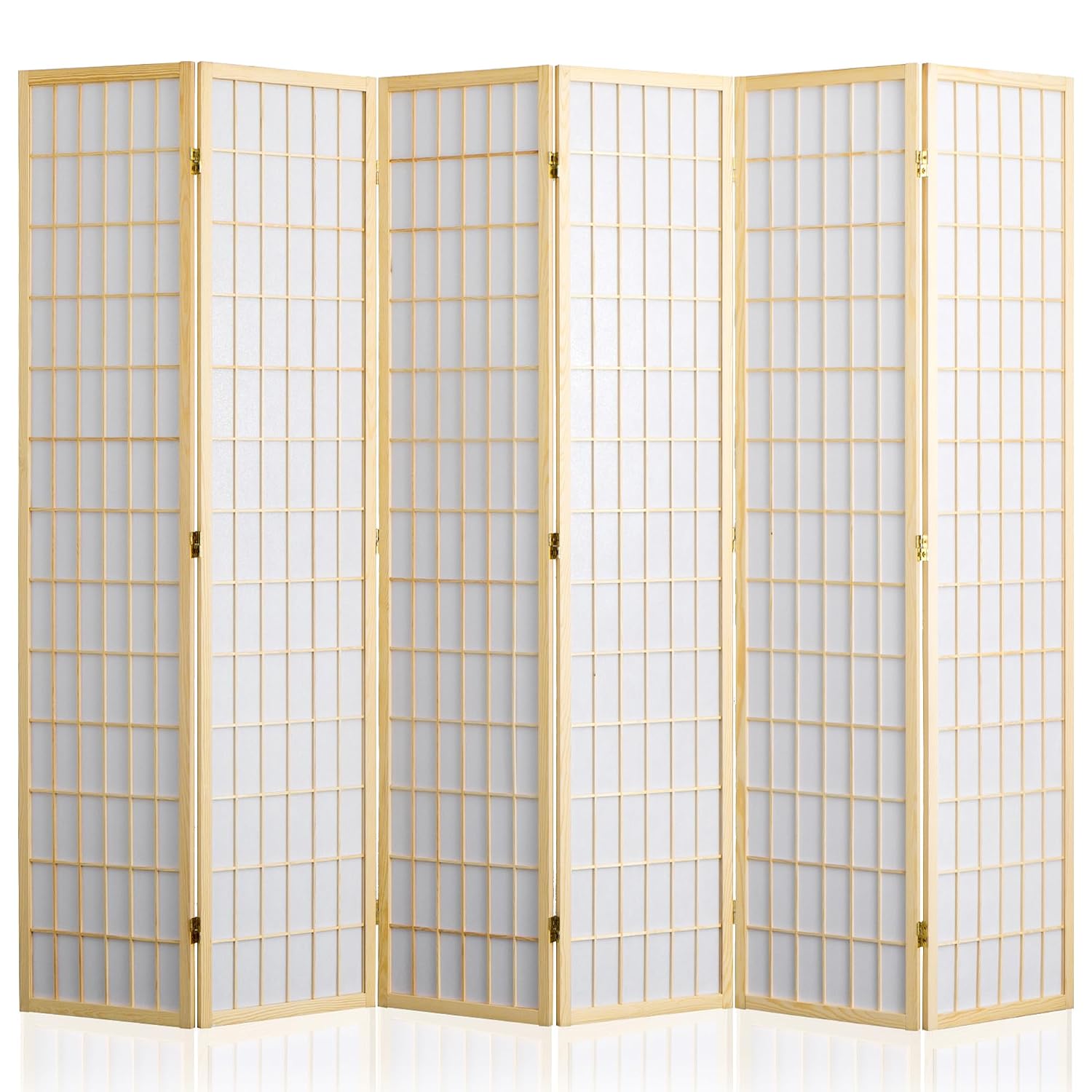 6-delige opvouwbare kamerverde - Shoji Screen Divider recensie en prijs