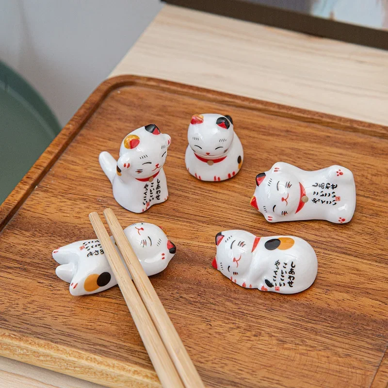 1 Pcs Japanse Lucky Cat Kerami - Chopstick Rest Ceramic recensie en prijs