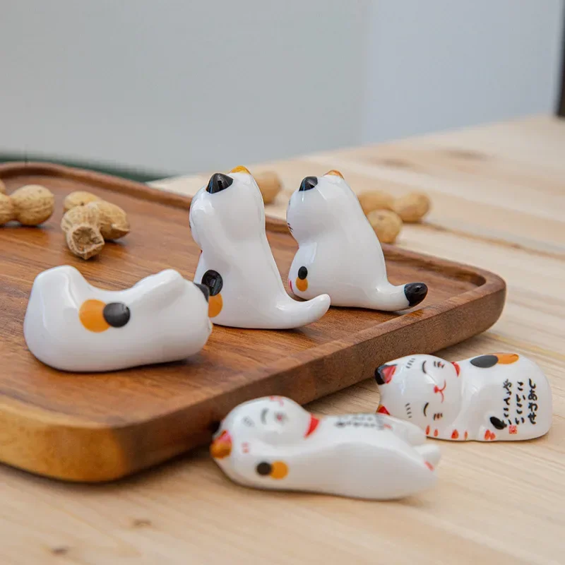 1 Pcs Japanse Lucky Cat Kerami - Chopstick Rest Ceramic recensie en prijs