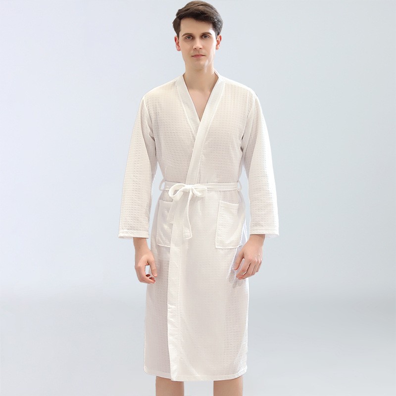 Wafelbadjassen voor heren Saun - Kimono Yukata Cotton recensie en prijs