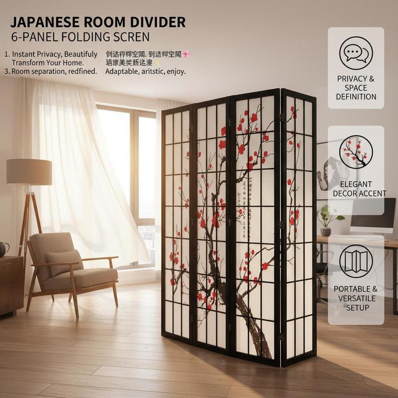 Japanse Shoji-scherm met 6 pan - Shoji Screen Divider recensie en prijs