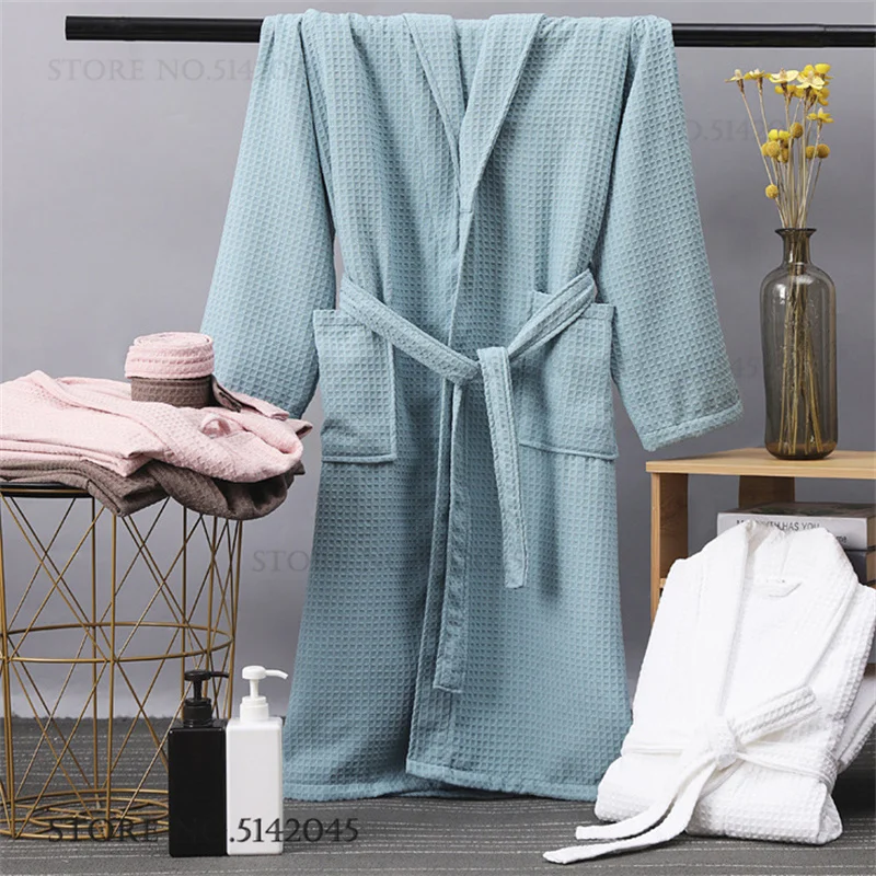 Wafelkatoen Paar Lange Gewaad  - Kimono Yukata Cotton recensie en prijs